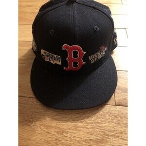 Boston Red Sox World Series All Over Patch 9X Champions New Era 59fifty 7 1/2MLB